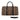 Stylish African Mudcloth Travel Bags | Brown Geometric Leather